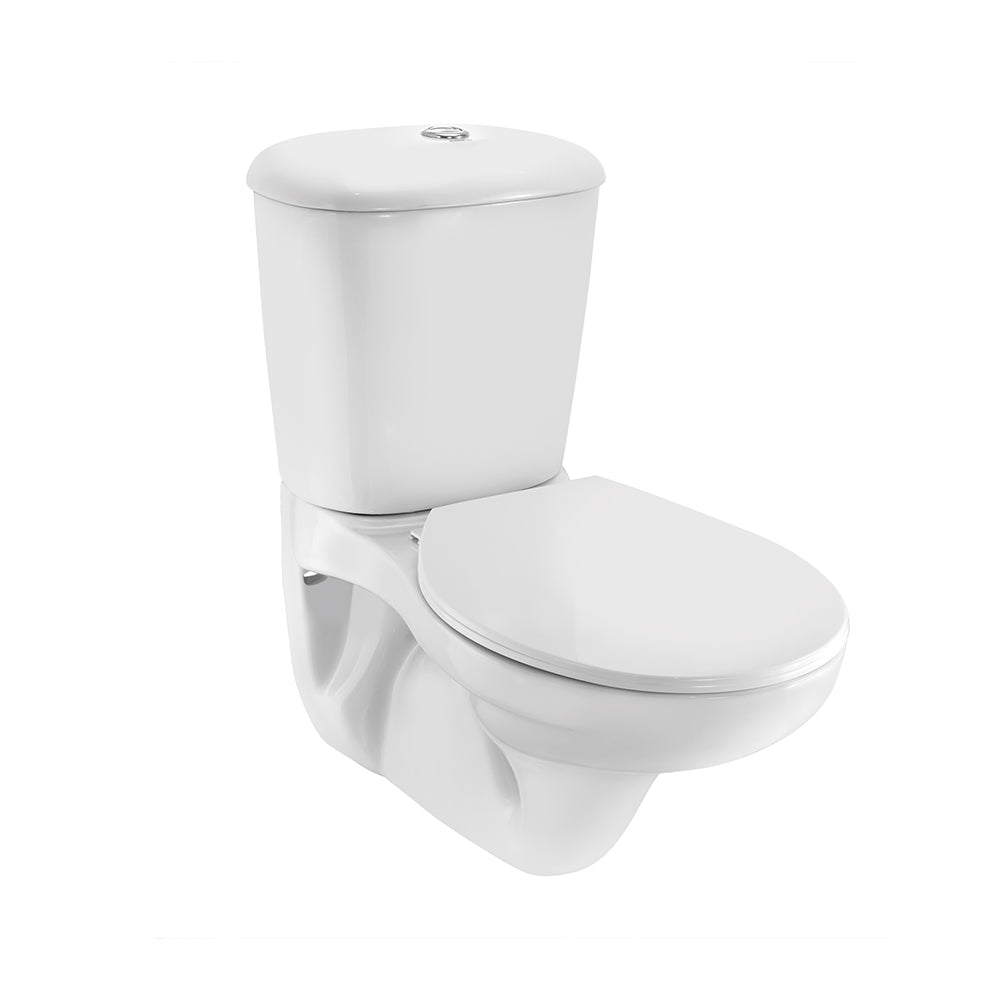 EXTENDED WALL HUNG WC W PP SOFT/C S/CV - ESSCO SWARE -  ( WHITE -  - 665x390 mm - 26.6inchX15.6inch )