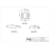 ASIAN PAN - ESSCO SWARE -  ( WHITE -  - 450x545 mm - 18inchX21.8inch )
