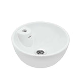 WASH BASIN TABLE TOP - ESSCO SWARE -  ( WHITE -  - 355x350 mm - 14inchX14inch )