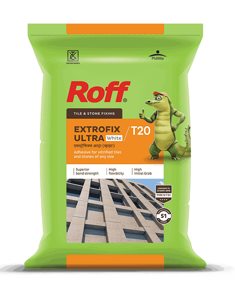 ROFF EXTROFIX ULTRA ADHESIVE-WHITE(20 KG) - ROFF -  ( WHITE -  - 0x0 mm - 0inchx0inch )