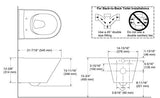 BRAZN WALL HUNG EWC ROUND W/O SEAT CVR FOR 26994IN-0 ( BOLT DISTANCE 7INCH) - KOHLER PREMIUM -  (  - PREMIUM - 0x0 mm - 0inchx0inch )
