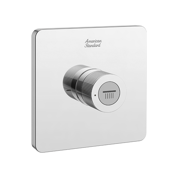 SQ CONC HEAD SHOWER CONTROLER - AMERICAN STANDARD -  ( CHROME - EASYSET - 0x15 mm - 0inchX0.5inch )