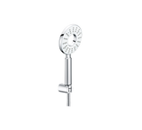 POLO WHITE HANDSHOWER WT 1.5 M HOSE PIPE & HOOK - HINDWARE FAUCETS -  ( POLISHED CHROME - GLAMOUR SHOWERS - 0x0 mm - 0inchx0inch )