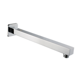 SHOWER ARM 304 MM SQUARE WT FLANGE - HINDWARE FAUCETS -  ( POLISHED CHROME - SHOWER ARM - 0x304 mm - 0inchX12inch )