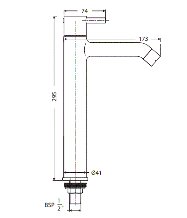 PILLAR COCK TALL - HINDWARE FAUCETS -  ( POLISHED CHROME - FLORA - 0x0 mm - 0inchx0inch )