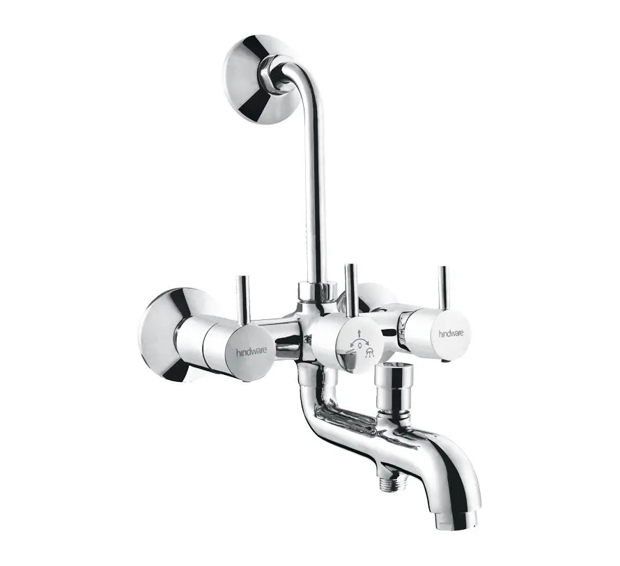 WALL MIXER 3 IN 1 - HINDWARE FAUCETS -  ( POLISHED CHROME - FLORA-NEO CLASSIC - 0x15 mm - 0inchX0.5inch )