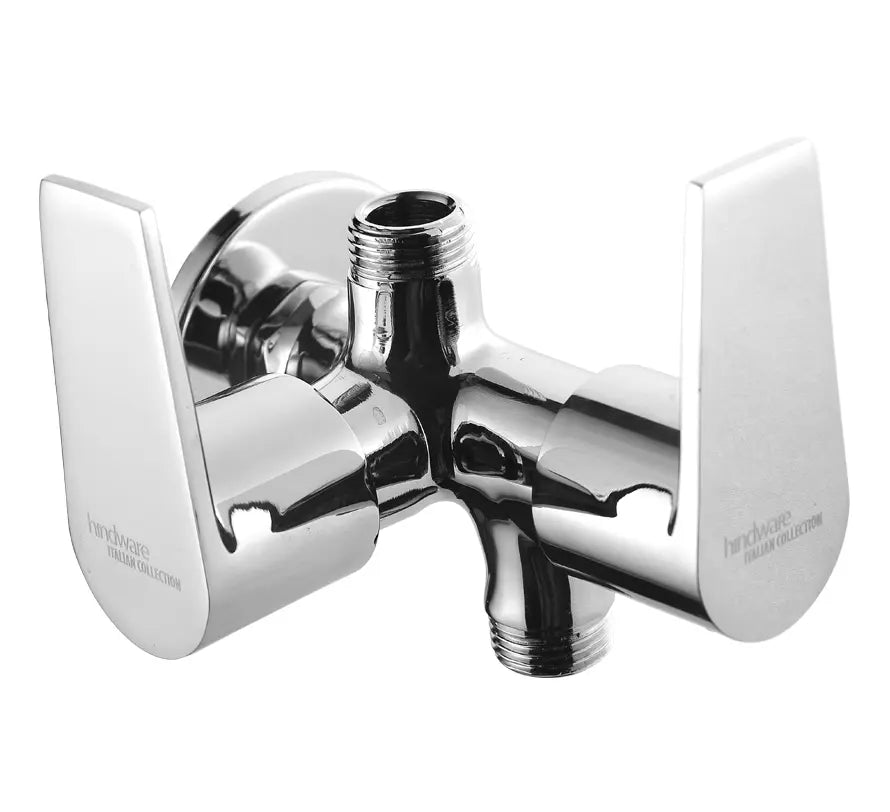 ANGLE VALVE 2 IN 1 - HINDWARE FAUCETS -  ( POLISHED CHROME - ELEMENT-URBAN - 0x15 mm - 0inchX0.6inch )