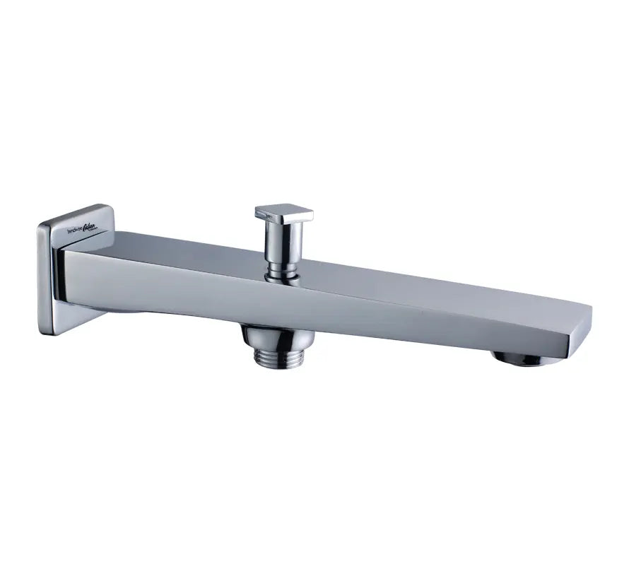 BATH TUB SPOUT WITH TIP-TON - HINDWARE FAUCETS -  ( POLISHED CHROME - EDGE-GEOMETRIC - 0x15 mm - 0inchX0.5inch )