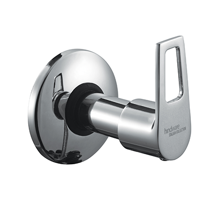 CONC. STOP COCK WITH W.FLANGE(15MM) - HINDWARE FAUCETS -  ( POLISHED CHROME - ASPIRO-URBAN - 0x15 mm - 0inchX0.5inch )