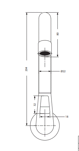 (PRUN)SINK COCK SWIVEL SPOUT-WALL MOUNT - HINDWARE FAUCETS -  ( POLISHED CHROME - ASPIRO - 0x0 mm - 0inchx0inch )