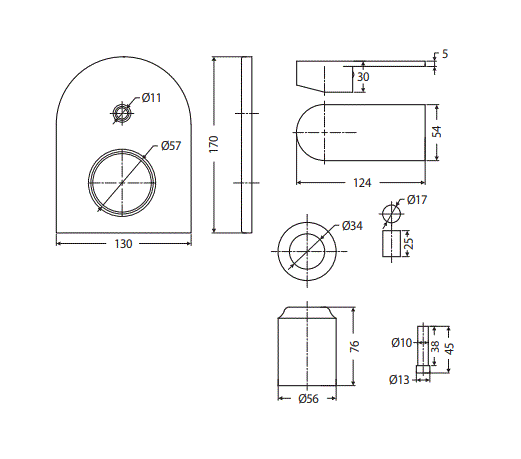 UPPER PARTS HIGH FLOW DIVERTER- F850091DCP - HINDWARE FAUCETS -  ( CHROME -  - 0x0 mm - 0inchx0inch )
