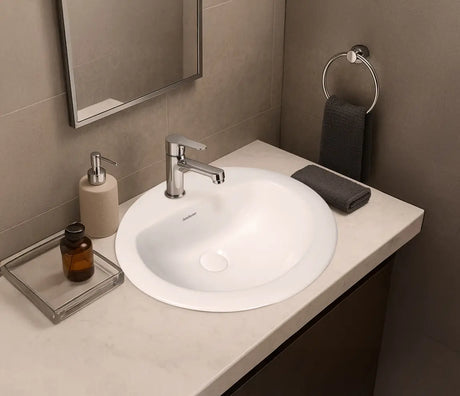 SINGLE LEVER BASIN MIXER SHORT - HINDWARE FAUCETS -  ( POLISHED CHROME - FLUID-URBAN - 0x15 mm - 0inchX0.6inch )