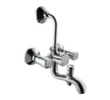 WALL MIXER 3 IN 1 - HINDWARE FAUCETS -  ( POLISHED CHROME - DOVE-NEO CLASSIC - 0x15 mm - 0inchX0.5inch )