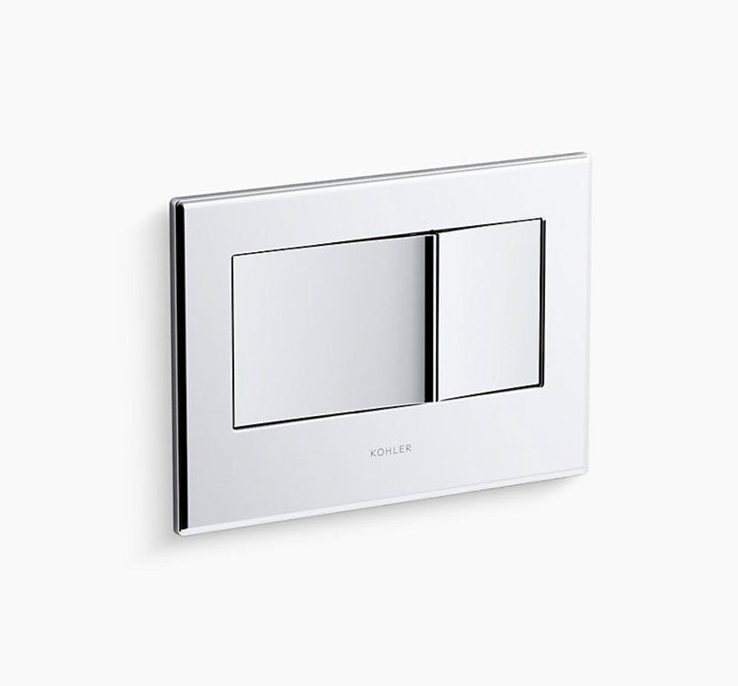 TANK FACE PLATE MECHANICAL - KOHLER POPULAR -  ( POLISHED CHROME - POPULAR - 225x160 mm - 6inchX0inch )