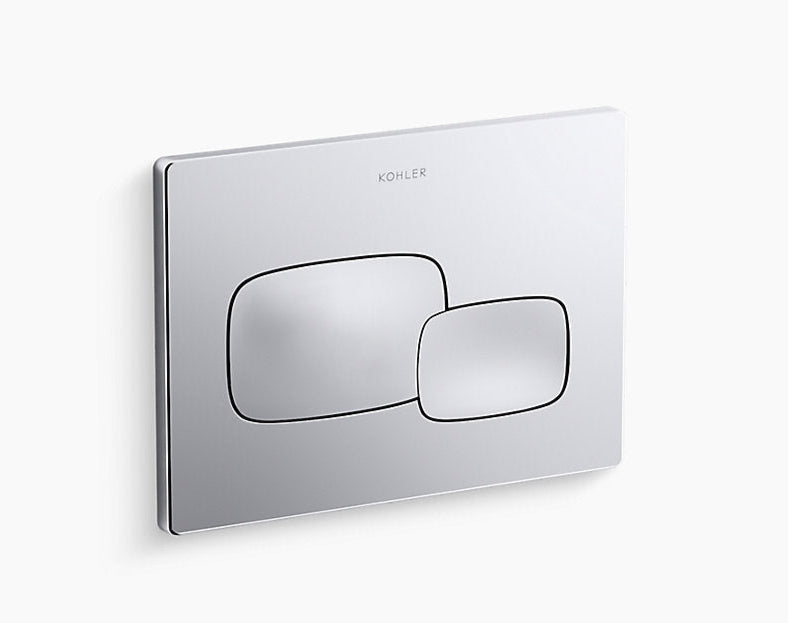 PEBBLE-FACE PLATE(FLUSH PLATE)PNEUMATIC - KOHLER PREMIUM -  ( POLISHED CHROME - PREMIUM - 0x0 mm - 0inchx0inch )