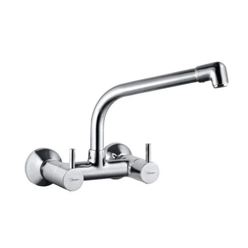 SINK MIXER W/M WITH SPOUT - JAQUAR FAUCETS -  ( CHROME - FLORENTINE - 0x15 mm - 0inchX0.5inch )