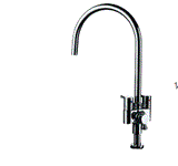 SINK COCK T/M W/PROV FOR RO CONNECTION - JAQUAR FAUCETS -  ( CHROME - FLORENTINE - 0x15 mm - 0inchX0.5inch )