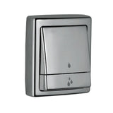 METROPOLE F/VALVE D/FLUSH RECT PLATE - JAQUAR FAUCETS -  ( CHROME - FLUSH VALVE - 0x40 mm - 0inchX1.5inch )