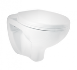 (PRUN) E.W.C W/M FLORA W/SEAT COVER ( BOLT DISTANCE 7INCH) - HINDWARE -  ( STAR WHITE - ART - 0x0 mm - 0inchx0inch )