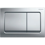 ACTUATOR PLATE ALPHA 01 SQUARE - GEBERIT -  ( BRIGHT CHROME - ALPHA - 525x350 mm - 21inchX14inch )