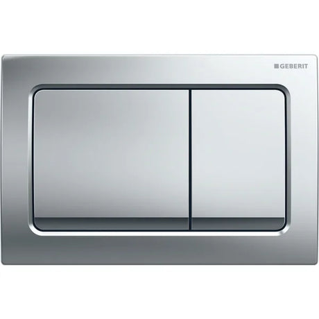 ACTUATOR PLATE ALPHA 01 SQUARE - GEBERIT -  ( BRIGHT CHROME - ALPHA - 525x350 mm - 21inchX14inch )