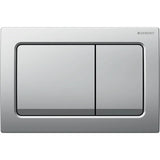 ACTUATOR PLATE ALPHA 01 SQUARE - GEBERIT -  ( BRIGHT CHROME - ALPHA - 525x350 mm - 21inchX14inch )