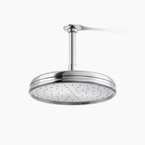 TRADITIONAL SINGLE FUNCTION ROUND RAIN SHOWERHEAD - KOHLER LUXURY -  ( CHROME - LUXURY - 0x250 mm - 0inchX10inch )