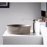 TABLE TOP WASH BASIN ROUND VESSEL LAVATORY - KOHLER LUXURY -  ( BIANCONE - LUXURY - 406x406 mm - 16.24inchX16.24inch )
