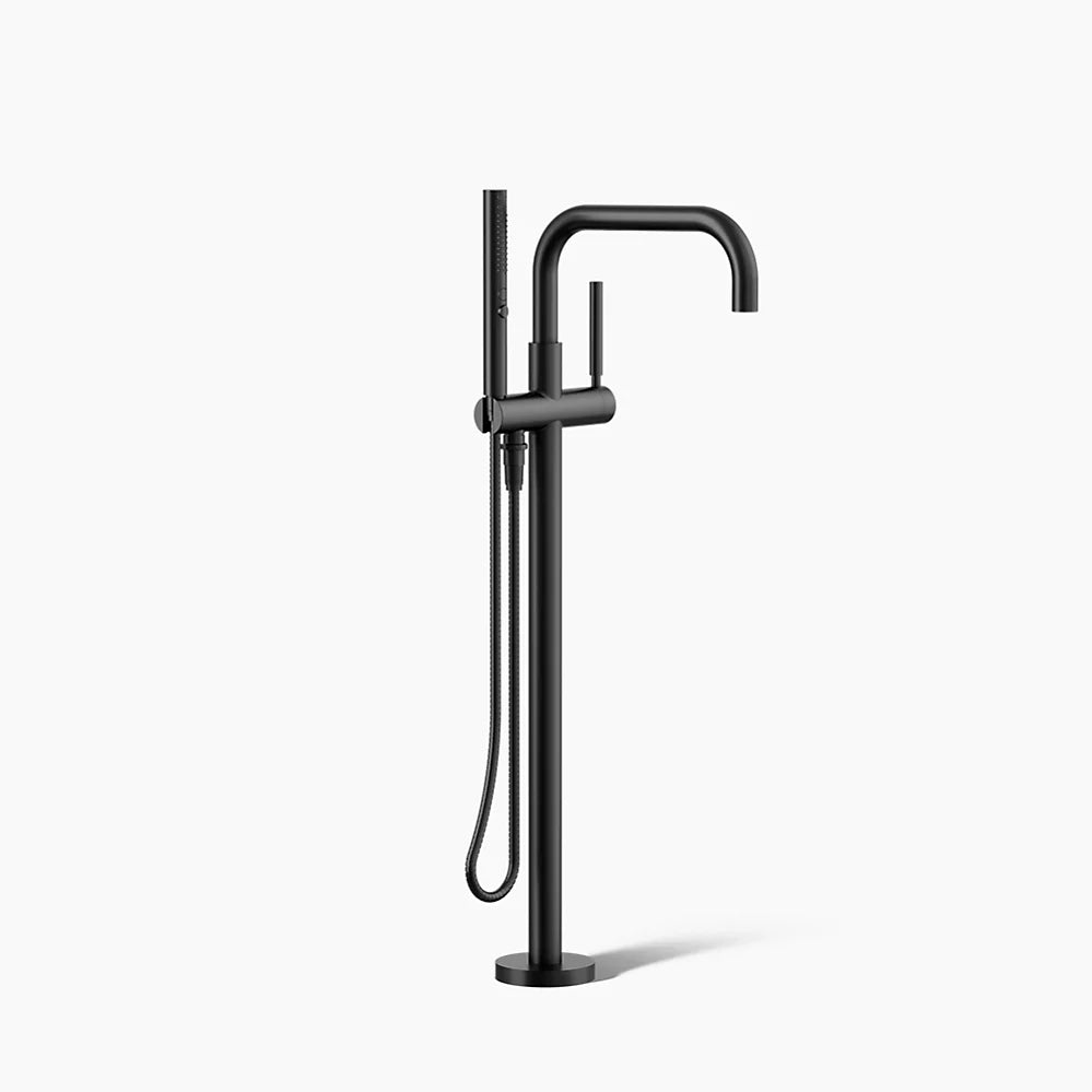 PURIST FREESTANDING BATH FAUCET TRIM - KOHLER LUXURY -  ( MATT BLACK - LUXURY - 0x15 mm - 0inchX0.6inch )