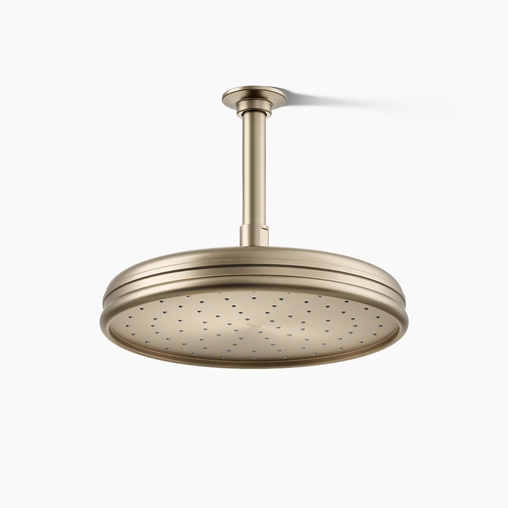 TRADITIONAL ROUND RAIN SHOWERHEAD - KOHLER LUXURY -  ( BRUSHED BRONZE - LUXURY - 0x254 mm - 0inchX10inch )
