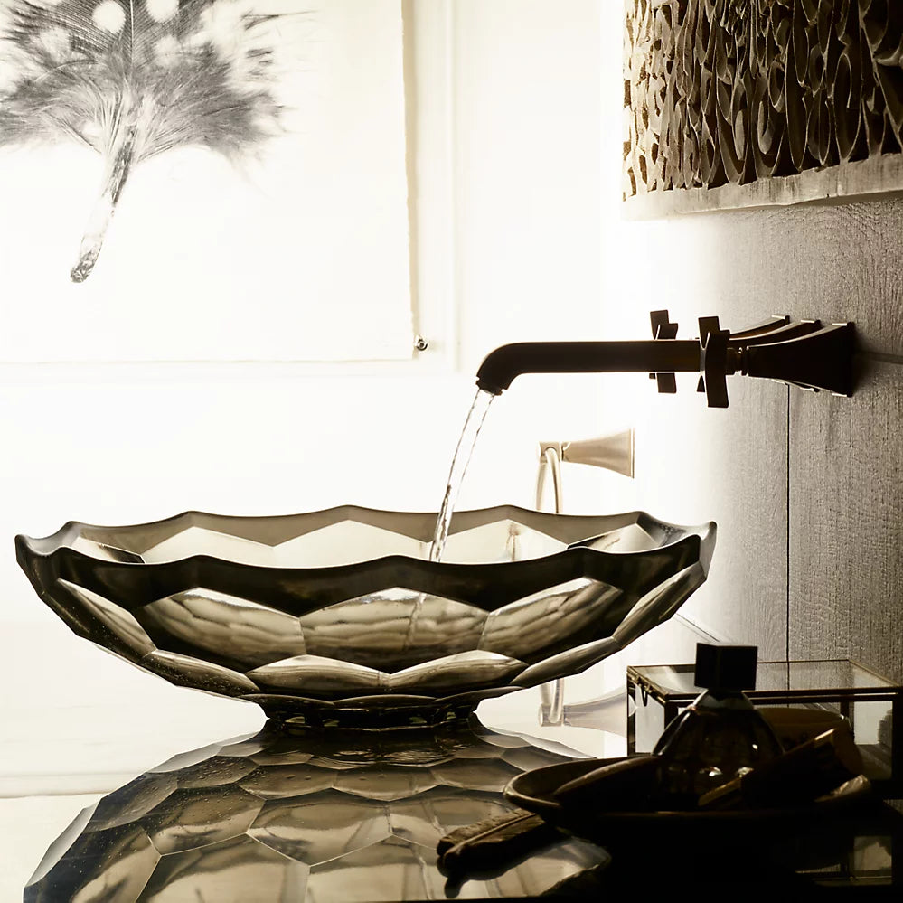 BRIOLETTE TABLE MOUNT WASH BASIN - KOHLER LUXURY -  ( TRANSLUCENT SANDALWOOD - LUXURY - 0x0 mm - 0inchx0inch )