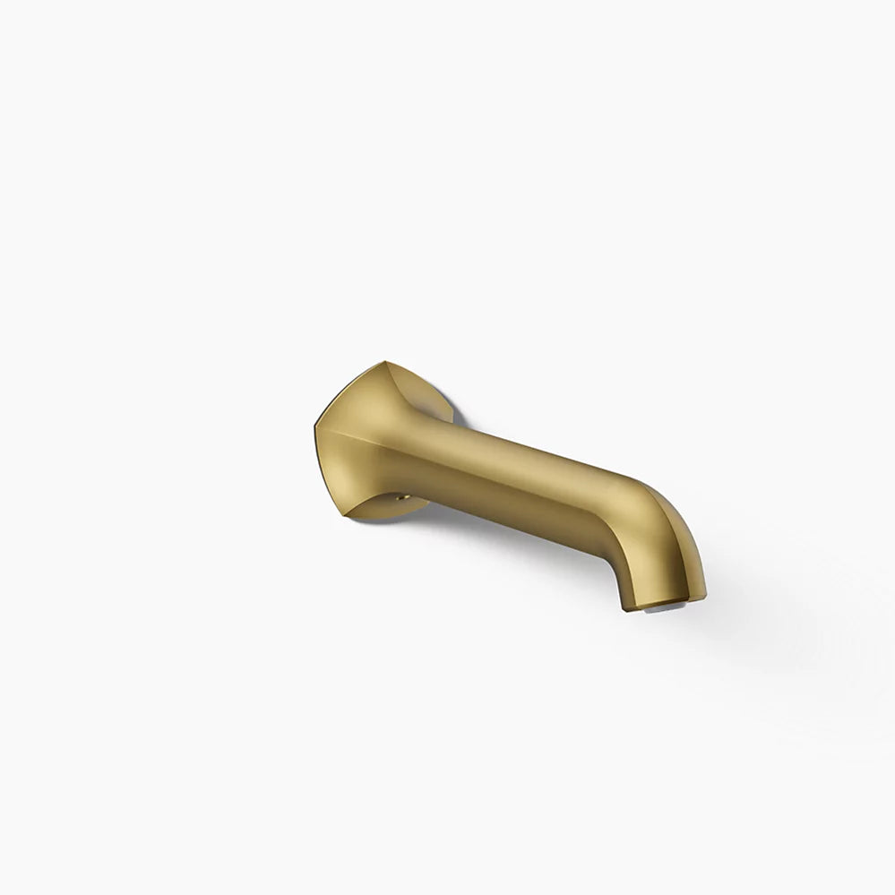 OCCASION WM BATH SPOUT W/O DIVERTER-8INCH - KOHLER LUXURY -  ( BRUSHED MODERNE BRASS - LUXURY - 0x15 mm - 0inchX0.5inch )