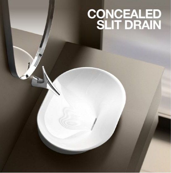 KOHLER VIVE GEO VESSEL W/O DECK - KOHLER PREMIUM -  ( WHITE - PREMIUM - 550x400 mm - 16inchX0inch )