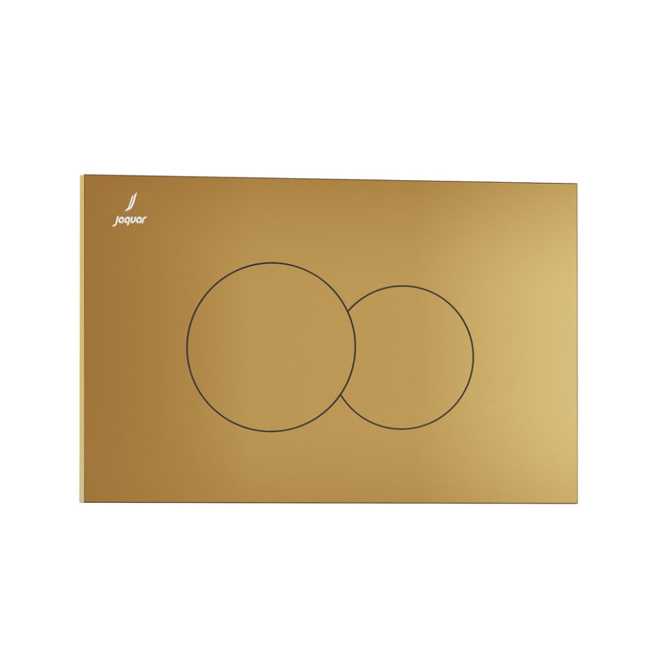 CONTROL PLATE - JAQUAR CISTERN -  ( GOLD MATT PVD - OPAL - 0x0 mm - 0inchx0inch )