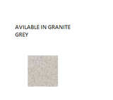 QUARTZ SINK 1.0 BOWL WITH DRAIN BOARD (DEPTH 9INCH) FIONA - NIRALI -  ( GRANITE LIGHT GREY - QUARTZ ELITE RANGE - 915x457 mm - 36inchX18inch )