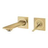 ALLURE 2-HOLE, 1-HANDLE WALL-MOUNT BASIN MIXER, S SIZE - GROHE - (BRUSHED COOL SUNRISE - G5 - ALLURE - 0x15 mm -  0inchX0.5inch)