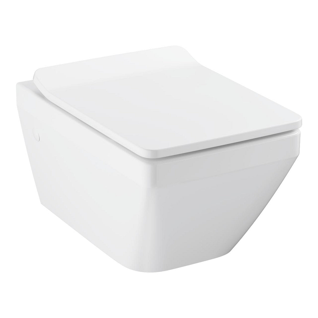 EURO CERAMIC 2.0 WALL HUNG WC RIMLESS W/SEAT COVER - GROHE - (ALPINE WHITE - G3 - EURO 2.0 - 372x553x363 mm - 14.8inchX22.1inchX14.5inch)