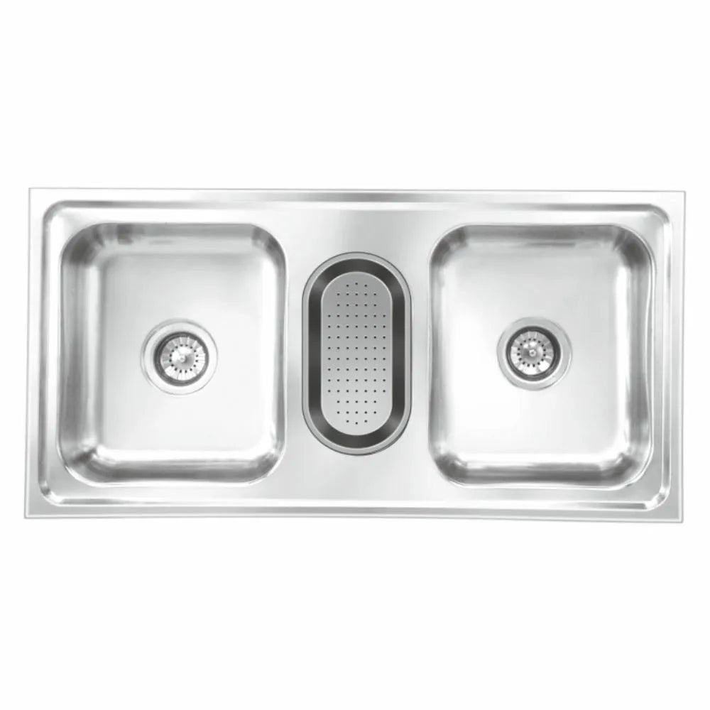 SS SINK GALAXY (DEPTH 8  ) - NIRALI -  ( ANTI-SCRATCH - D SIGNO - 1040x510 mm - 41inchX20inch )