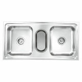 SS SINK GALAXY (DEPTH 8  ) - NIRALI -  ( ANTI-SCRATCH - D SIGNO - 1040x510 mm - 41inchX20inch )