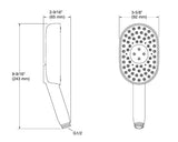 (PRUN)STATEMENT MULTIFLOW OBLONG HAND SHOWER 9.5LP - KOHLER PREMIUM -  ( POLISHED CHROME - PREMIUM - 0x0 mm - 0inchx0inch )