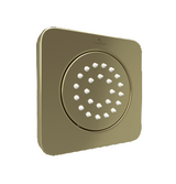 BODY SHOWER SQUARE CONC+EXPOSED SET - LUXELET -  ( CHAMPAGNE GOLD BRUSHED - HYDRA 100 - 20x100 mm - 0.8inchX4inch )