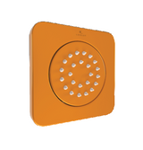 BODY SHOWER SQUARE CONC+EXPOSED SET - LUXELET -  ( ORANGE - HYDRA 100 - 20x100 mm - 0.8inchX4inch )