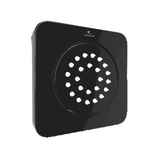 BODY SHOWER SQUARE CONC+EXPOSED SET - LUXELET -  ( TITANIUM BLACK - HYDRA 100 - 20x100 mm - 0.8inchX4inch )