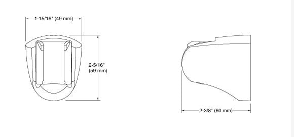 AWAKEN-HAND SHOWER BRACKET - KOHLER POPULAR -  ( VIBRANT BRUSHED ROSE GOLD - POPULAR - 0x125 mm - 5inchX0inch )