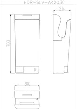 NUOVO DUALFLOW TOUCH-FREE INFRARED HAND - JAQUAR FAUCETS - ( SILVER - WASHROOM ACC - 0x0 mm - 0inchX0inch )
