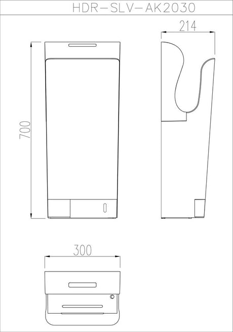 NUOVO DUALFLOW TOUCH-FREE INFRARED HAND - JAQUAR FAUCETS -  ( SILVER - WASHROOM ACC - 0x0 mm - 0inchx0inch )