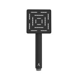 MAZE HAND SHOWER SQUARE SHAPE SINGLE FLOW - ARTIZE FAUCET -  ( BLACK MATT - SHOWER ACC. - 95x95 mm - 3.8inchX3.8inch )