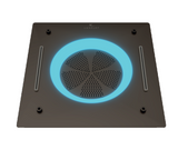 HYDRA LED CEILING SHOWER 3 FLOW WITH INST KIT - LUXELET -  ( BLACK GRAPHITE - TIBO - 550x500 mm - 22inchX20inch )