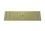 HYDRA LED CEILING SHOWER 4 FLOW WITH INST KIT - LUXELET -  ( CHAMPAGNE GOLD BRUSHED - MIK - 900x300 mm - 36inchX12inch )
