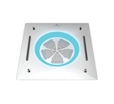 HYDRA LED CEILING SHOWER 3 FLOW WITH INST KIT - LUXELET -  ( CHROME - TIBO - 550x500 mm - 22inchX20inch )